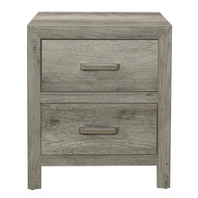 Cargar imagen en el visor de la galería, Mandan 2 Drawer Nightstand in Weathered Gray 1910GY-4