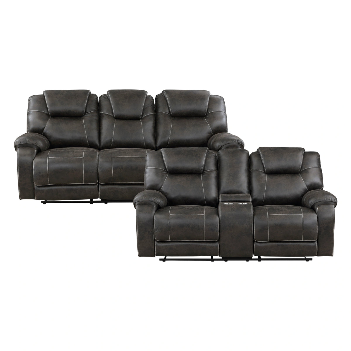 Gainesville-2pc Set: Sofa, Love image