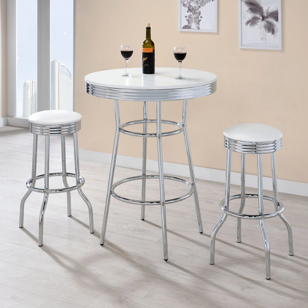 Retro Swivel Bar Stool