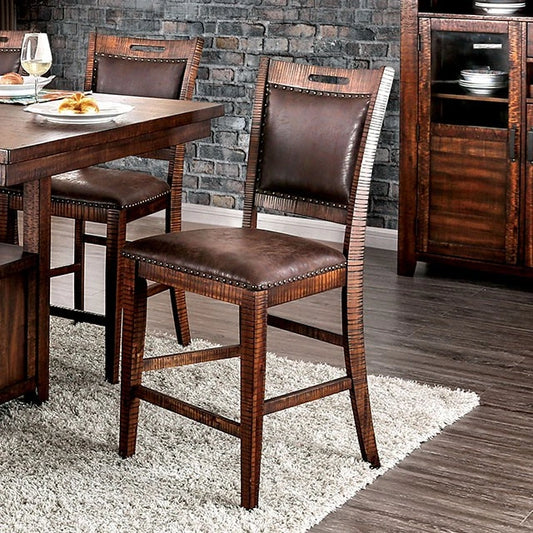 Wichita Light Walnut Counter Ht. Chair (2/CTN)