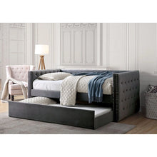 Cargar imagen en el visor de la galería, Susanna Gray Daybed w/ Trundle, Gray