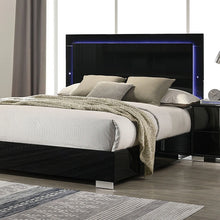 Cargar imagen en el visor de la galería, Sinistra E.King &amp; Queen Bed White, Black &amp; Beige