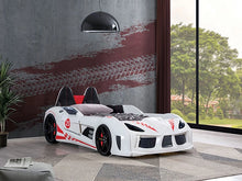 Cargar imagen en el visor de la galería, Trackster Bed White, Red,, Black, &amp; Blue