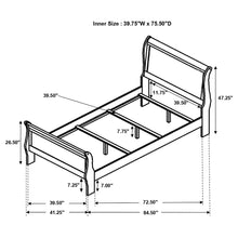 Cargar imagen en el visor de la galería, Louis Philippe Bedroom Set