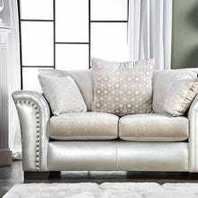 Cargar imagen en el visor de la galería, Benigno Love Seat Silver &amp; Gray