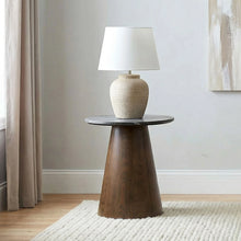 Load image into Gallery viewer, Franklin Round Pedestal End Table
