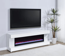 Cargar imagen en el visor de la galería, Mallory TV Stand Fireplace Console