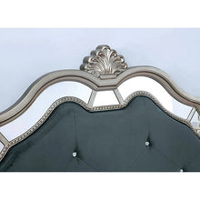 Load image into Gallery viewer, Azha Silver/Gray Cal.King &amp; Queen Bed