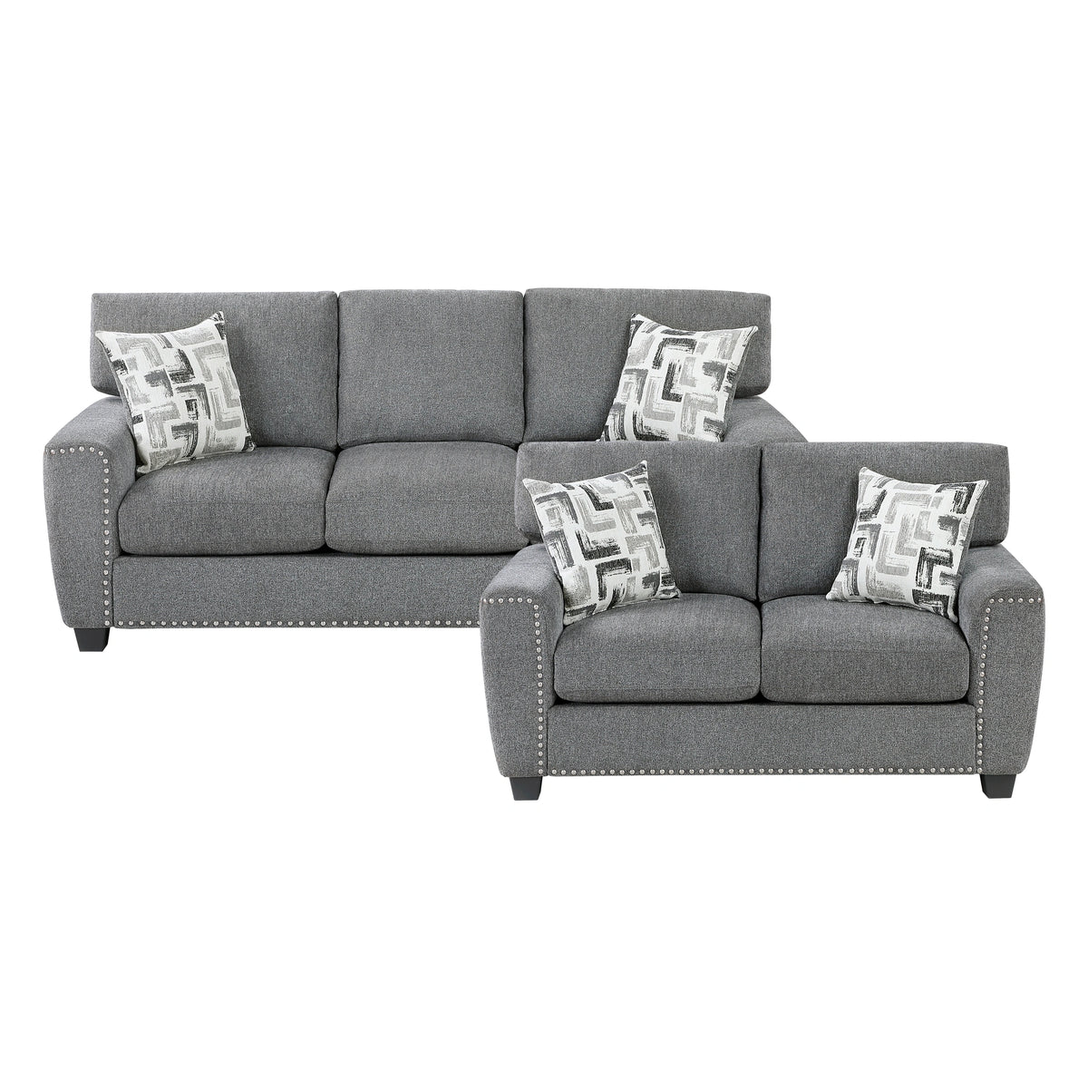 Isabel-2pc Set: Sofa, Love image