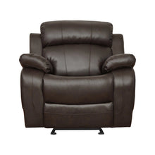 Cargar imagen en el visor de la galería, Marille Double Glider Reclining Chair in Brown