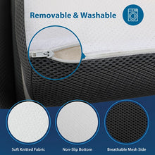 Cargar imagen en el visor de la galería, Hollyhock 4" Twin XL Tri-Fold Memory Foam Topper