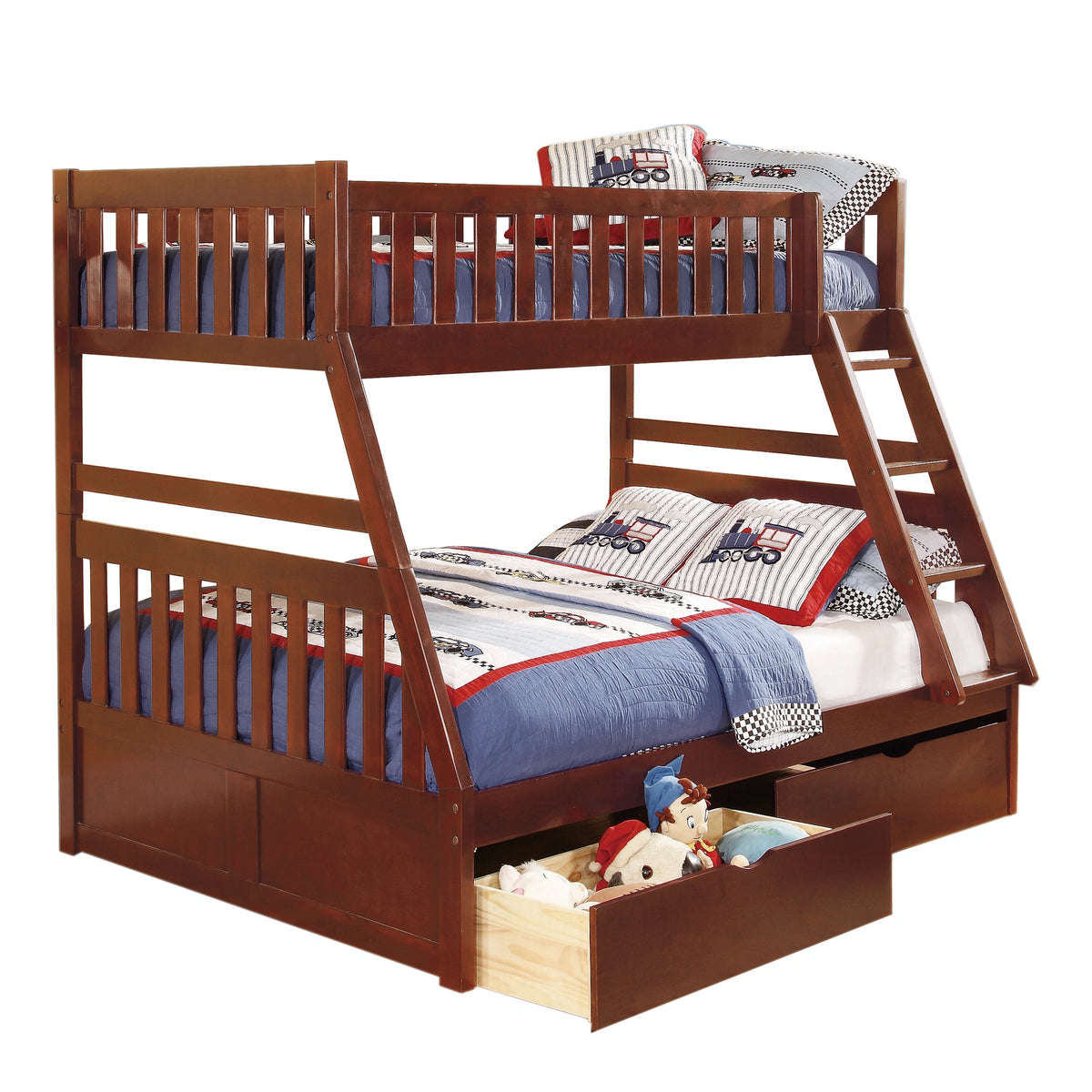 Rowe-(4) Twin/Full Bunk Bed with Storage Boxes image