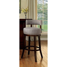Cargar imagen en el visor de la galería, LYNSEY Dark Oak/Light Gray 24" Bar Stool
