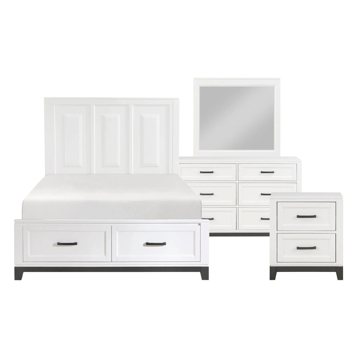 Garretson Bed Set White image