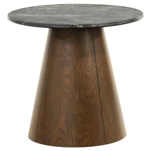 Load image into Gallery viewer, Franklin Round Pedestal End Table