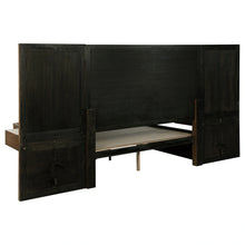 Load image into Gallery viewer, Terrace Wall Panel Platform Storage Bed with Attached Nightstands