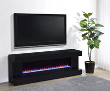 Cargar imagen en el visor de la galería, Mallory TV Stand Fireplace Console
