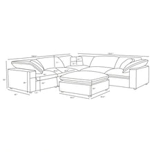 Cargar imagen en el visor de la galería, Raleigh Modular Sectional Sofa