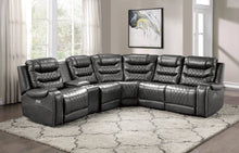 Load image into Gallery viewer, Putnam Corner Seat in Gray 9405GY-CR