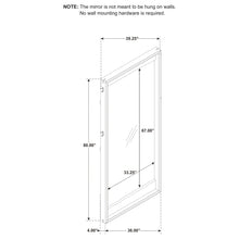 Load image into Gallery viewer, Stillwater Live Edge Floor Mirror