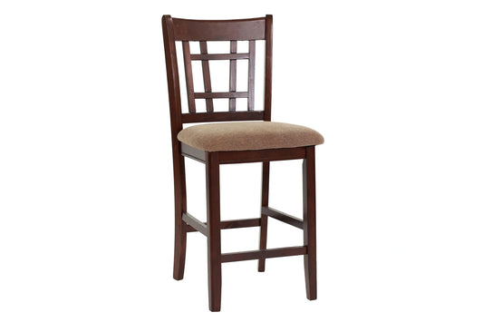 Sfvnco Counter Height Chair in Cherry Finish