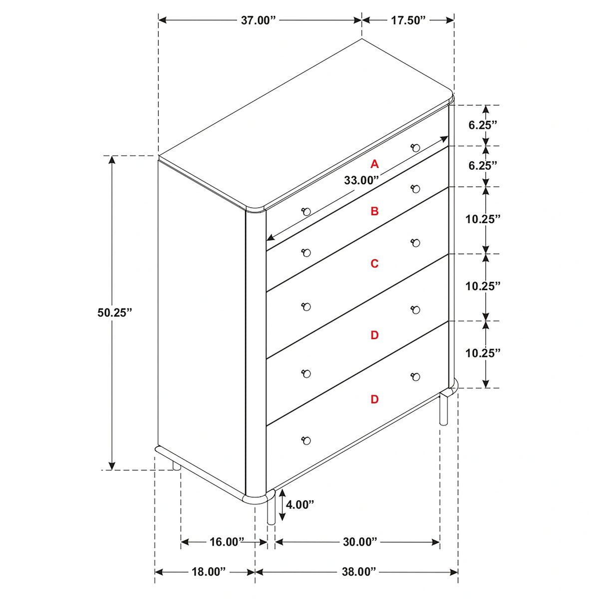 Arini Chest of Drawers