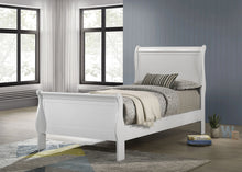 Cargar imagen en el visor de la galería, Louis Philippe Sleigh Panel Bed