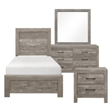 Cargar imagen en el visor de la galería, Corbin Twin &amp; Queen 4 &amp; 5 Piece Bed Set Gray &amp; Natural image