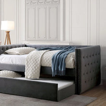 Cargar imagen en el visor de la galería, Susanna Gray Daybed w/ Trundle, Gray