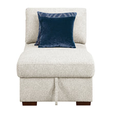 Load image into Gallery viewer, Isla-Armless Convertible Storage Chaise with Click Motion Drop Down Bed image