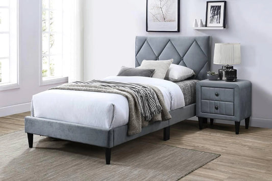 Liihcc Twin Bed in Grey