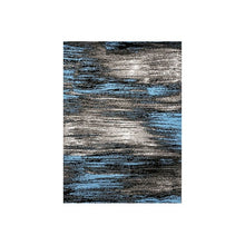 Cargar imagen en el visor de la galería, Sivas Area Rug Black and Blue