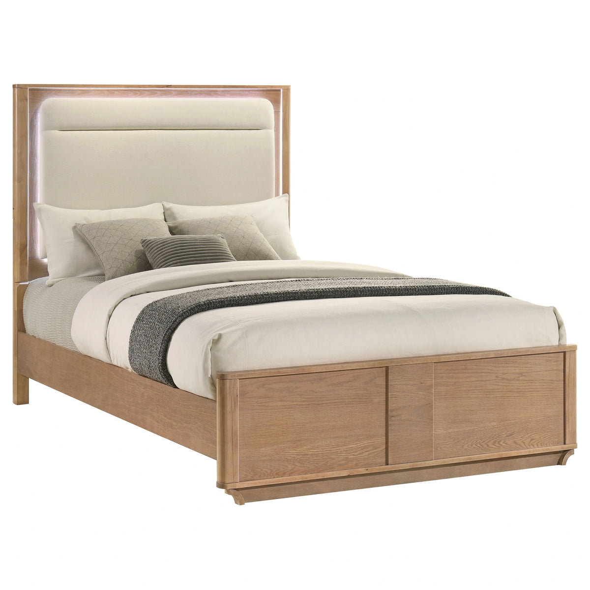 Leanne LED Panel Bed