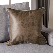 Cargar imagen en el visor de la galería, SKYLINE Sofa, Light Gray/Brown