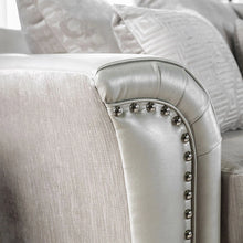 Cargar imagen en el visor de la galería, Benigno Love Seat Silver &amp; Gray