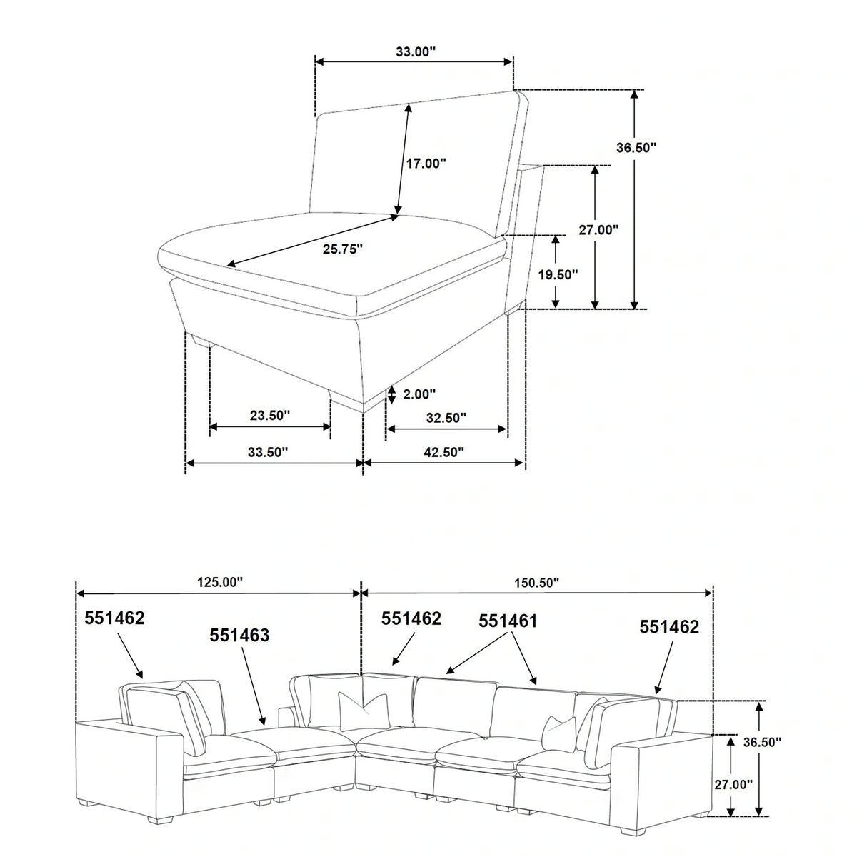 Lakeview Modular Sectional Sofa