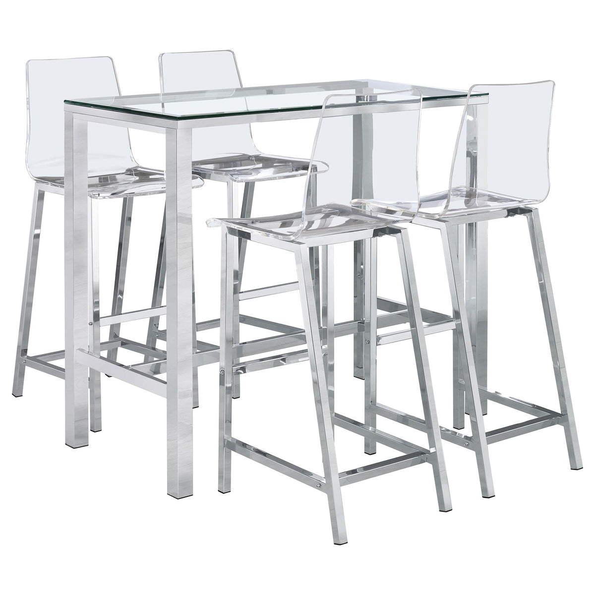 Tolbert Bar Table Set (Table and 4 Stool)