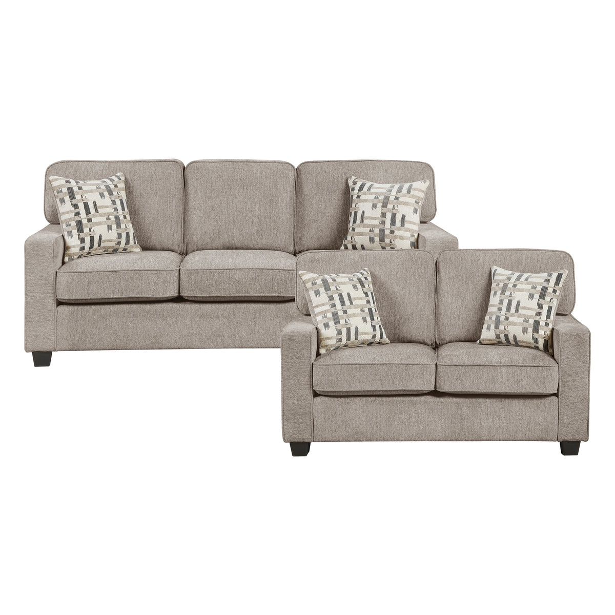 Frances-2pc Set: Sofa, Love image