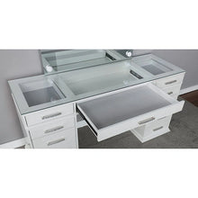 Cargar imagen en el visor de la galería, Valentina Vanity Set White &amp; Dark Gray
