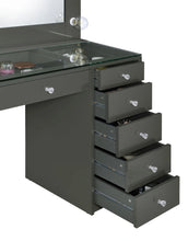 Cargar imagen en el visor de la galería, Acena Makeup Vanity Table with LED Mirror Set