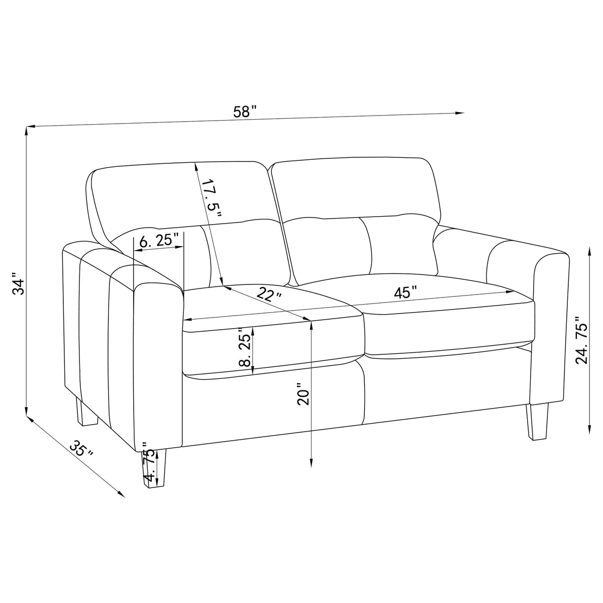 Scotland Loveseat