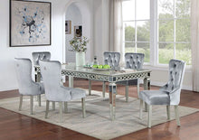 Cargar imagen en el visor de la galería, ADALIA Wingback Chair (2/CTN), Silver/Dark Gray