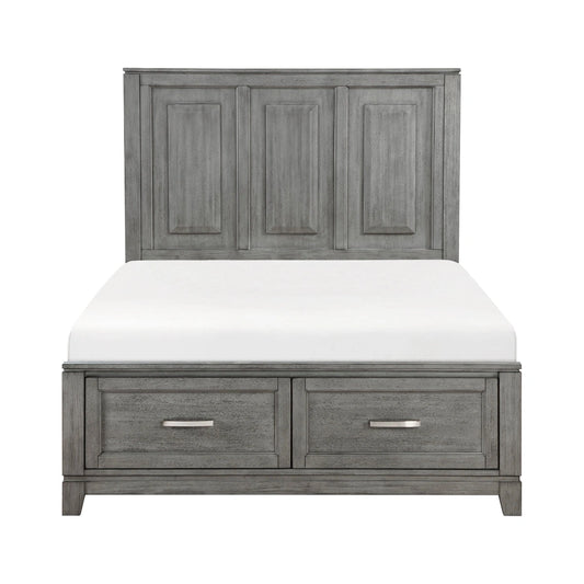 Garretson Full Platform Bed with Footboard Storage image