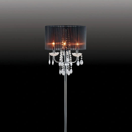 Jada Black Floor Lamp