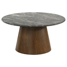 Load image into Gallery viewer, Franklin Round Pedestal Coffee Table Set