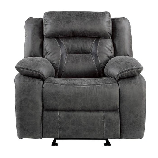 Madrona Hill Glider Reclining Chair in Gray 9989GY-1