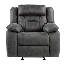 Load image into Gallery viewer, Madrona Hill Glider Reclining Chair in Gray 9989GY-1