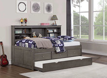 Cargar imagen en el visor de la galería, TIBALT Full DayBed w/ Trundle, Dark Gray