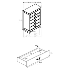 Cargar imagen en el visor de la galería, Louis Philippe Bedroom Set