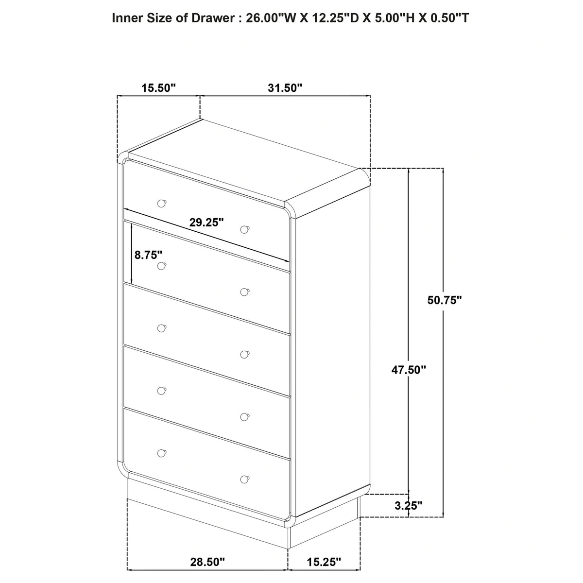Cavelle Chest of Drawers
